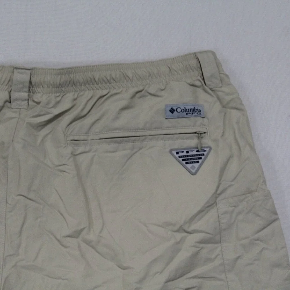 Columbia Men Tan UPF 50 Shorts Casual Board Shorts Size 1X
